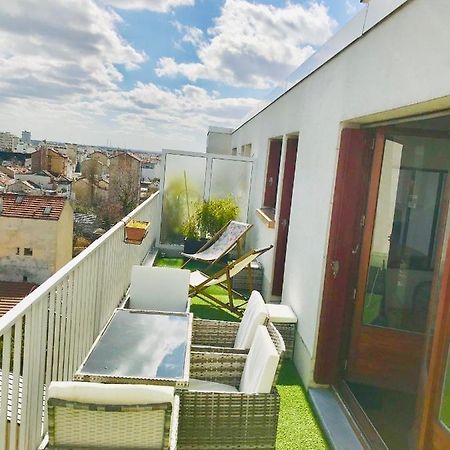 Superior Apartment - Last Floor With Nice View - Next To Metro Croix De Chavaux Line 9 Montreuil  Bagian luar foto